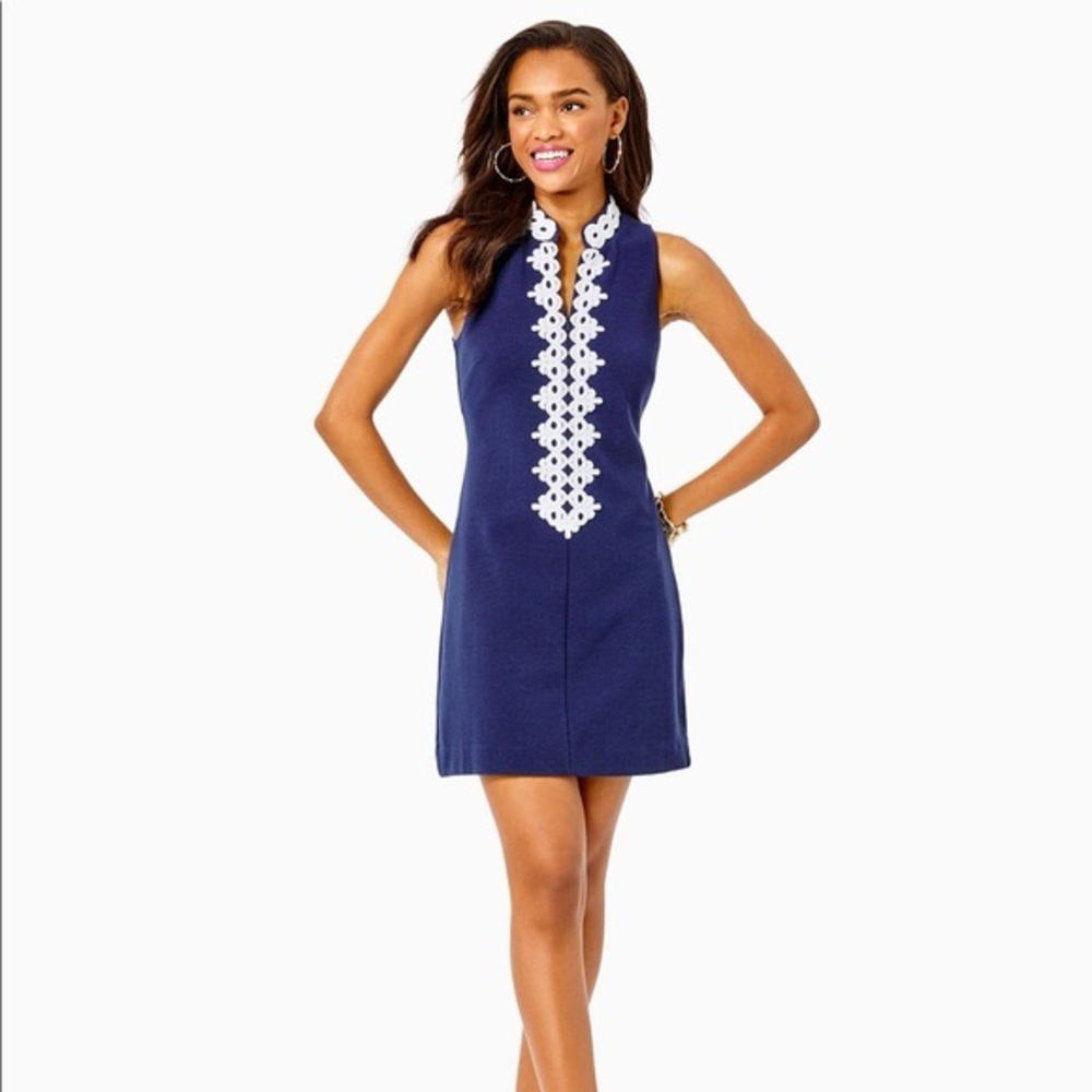 Lilly Pulitzer Callista High Collar Shift Dress